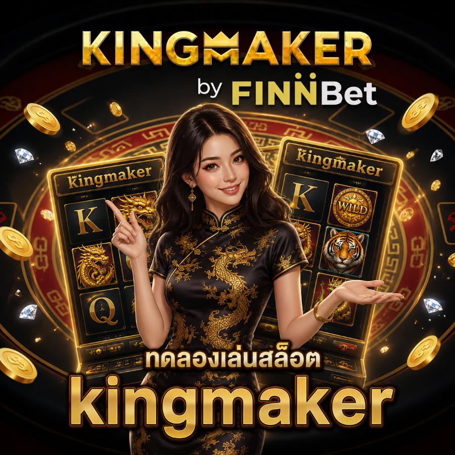 ทดลองเล่นสล็อต Kingmaker ฟรี เริ่มต้นสนุก เกมครบ เล่นง่าย คุ้มทุกจังหวะ